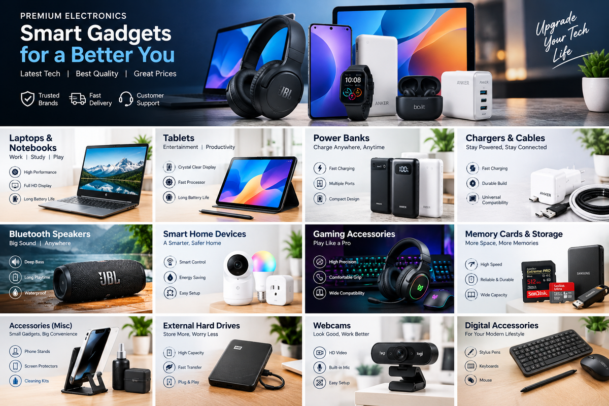 Electronic Gadgets Online in Pakistan | Naya Daur Hub