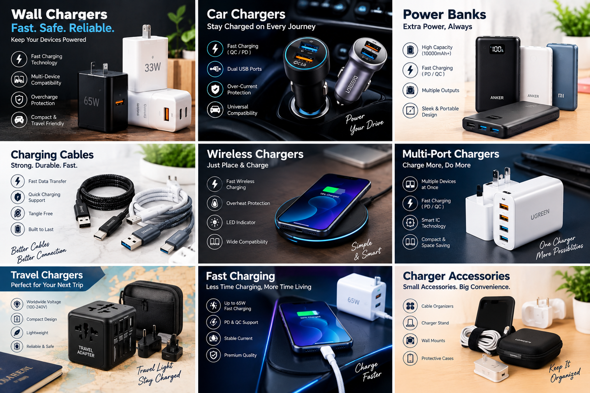 Mobile Chargers Online in Pakistan | Naya Daur Hub