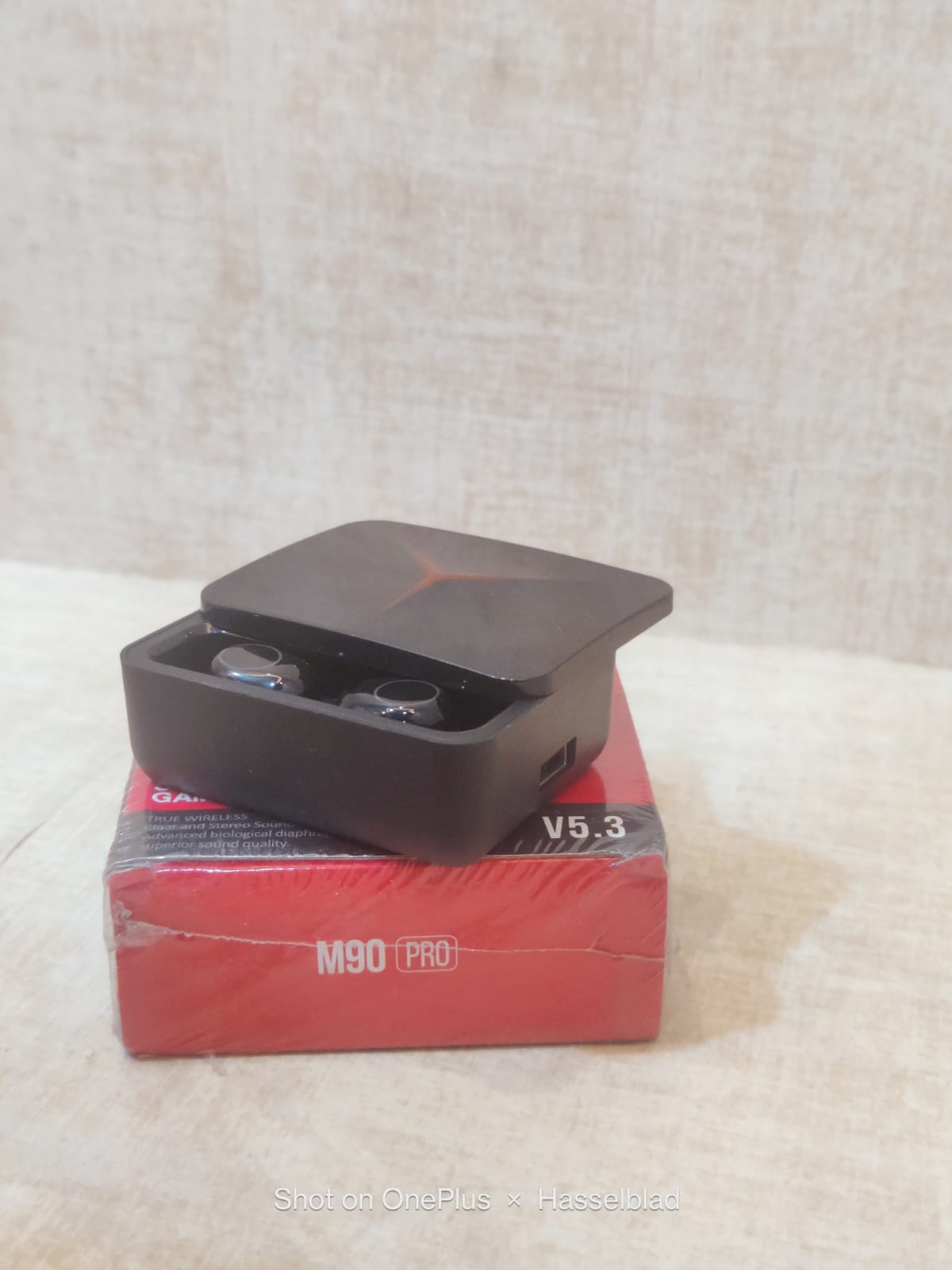 M90 Pro True Wireless Gaming Earbuds with Dual LED Display & ENC