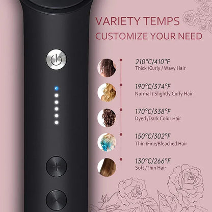 2-in-1 Ionic Hair Straightener Brush
