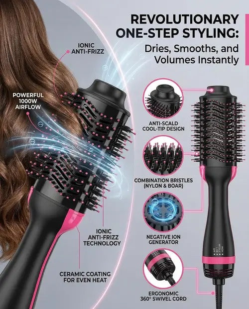 One Step 3-in-1 Hair Dryer & Styler – Hair Dryer, Volumizer & Styler